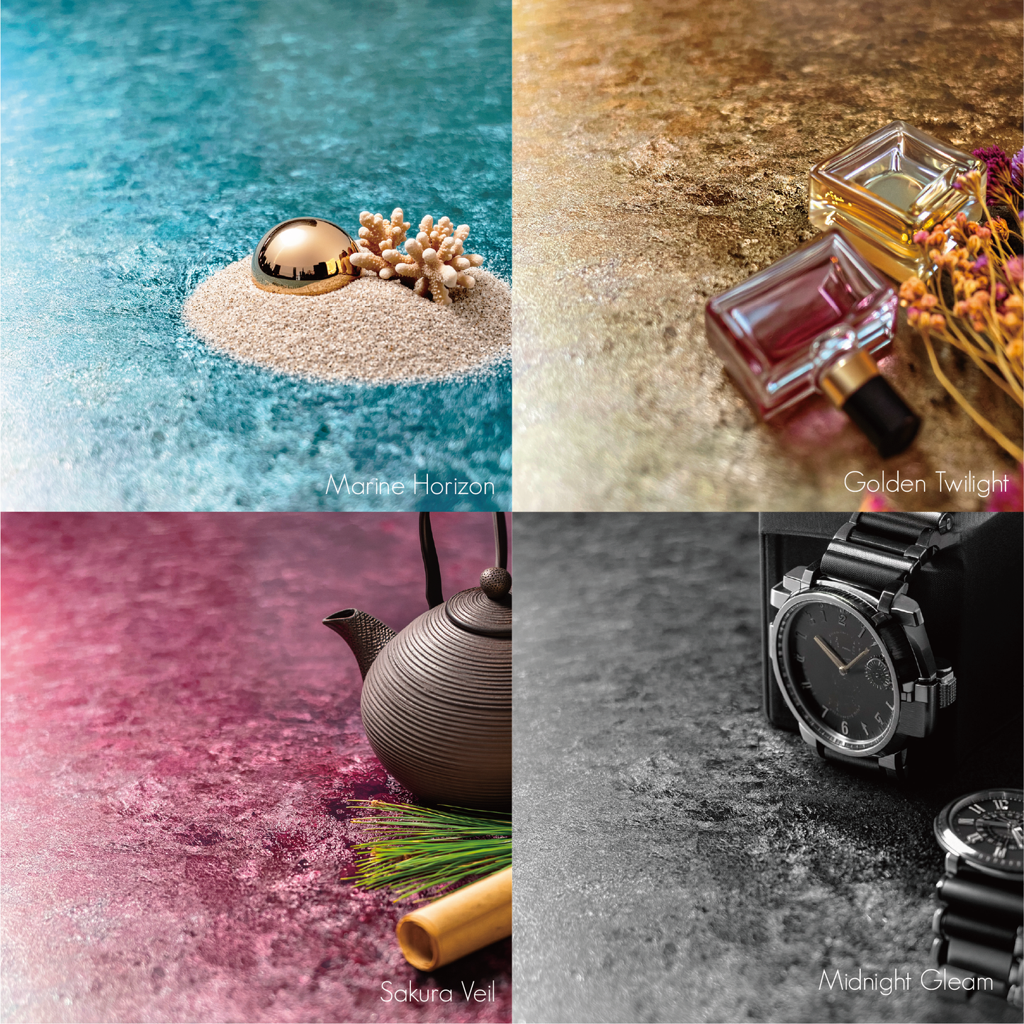 SOUha Backdrop Collection: HANABIRA-YUKI 4-Color Set